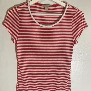 Banana Republic XS Coral Stripped